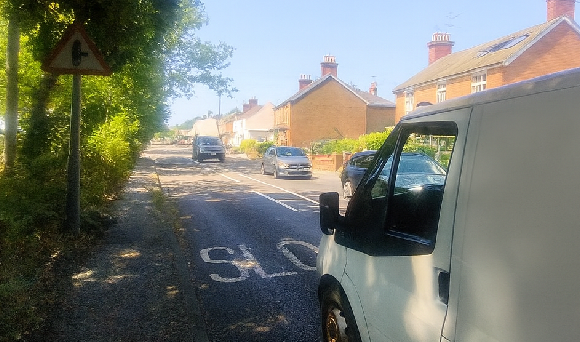 Traffic congestion on local roads